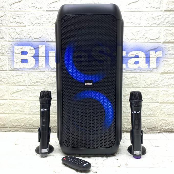 Speaker Portable Wireless Dat Dt 2126 Max2 Original 6.5 Inch Double New Stok