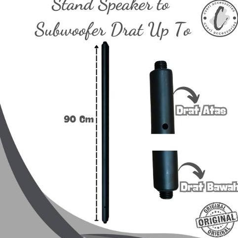 Stand Speaker To Subwoofer Up To Stand Speaker Satelite Drat Putar Atas Bawah New Stok