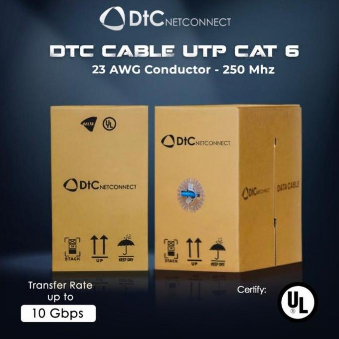 Kabel Dtc Cat 6 / Dtc Cable Cat 6 Oeiginal New Stok