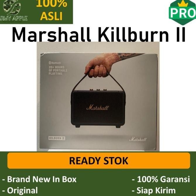 Marshall Kilburn Ii High Quality Portable Bluetooth Speaker Killburn 2 New Stok