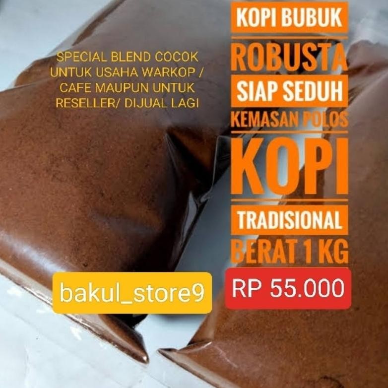 

NEW!!! Kopi Bubuk Polosan Murni SUPER ISTIMEWA PLUS 1 KG / KILOAN COCOK UNTUK PEMULA YANG BARU MULAI USAHA WARKOP / CAFE MAUPUN KOPI KEMASAN