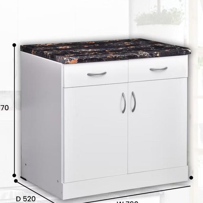 Kitchen Set Bawah 2 Pintu Venezia