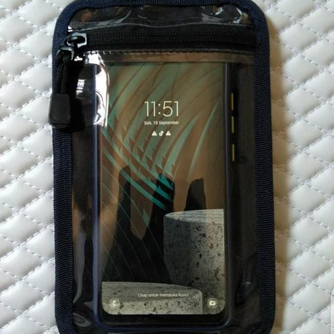 TAS HANGING SAKO WALLET/TAS HP SELEMPANG KALUNG LEHER GANTUNG HITAM