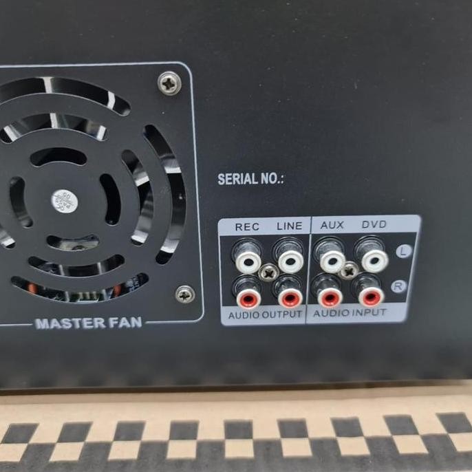 Power Ampli Mixer Amplifier Black Spider Ka1665 Ka 1665 Usb Equalizer New Stok