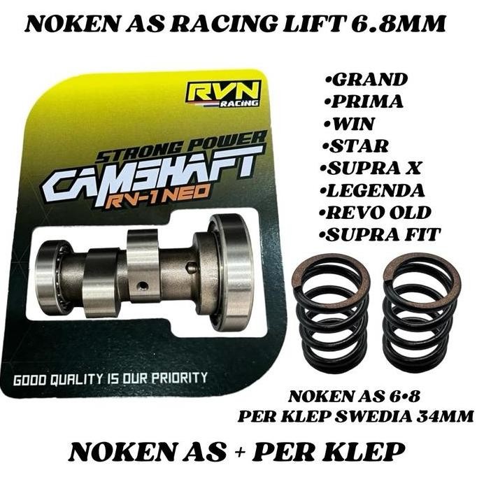PAKET NOKEN AS CAM RVN RACING SUPRA X LAMA GRAND REVO OLD WIN SUPRA FIT LAGENDA STAR PLUS PER KLEP S