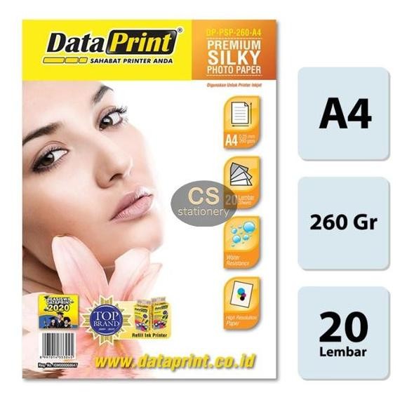 

Data Print Premium Silky Photo Paper A4 260 Gram Terlaris