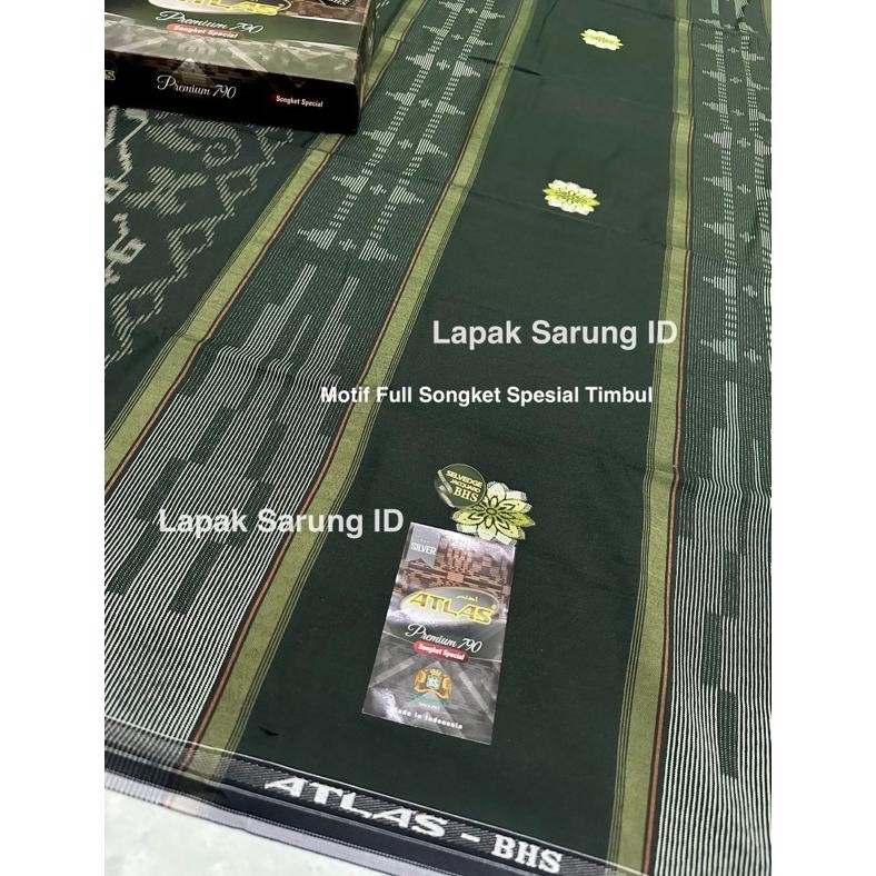 Sarung ATLAS Premium 790 Songket Special Silver
