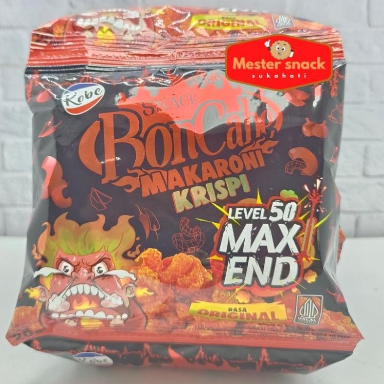

PJ Snack Bon Cabe Makaroni Krispi | boncabe makaroni | boncabe mie krispi | bon cabe