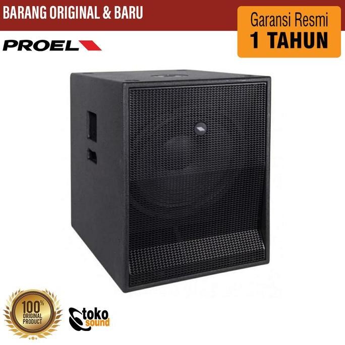 Proel S15A - Subwoofer Aktif 15 Inch 600 Watt New Stok