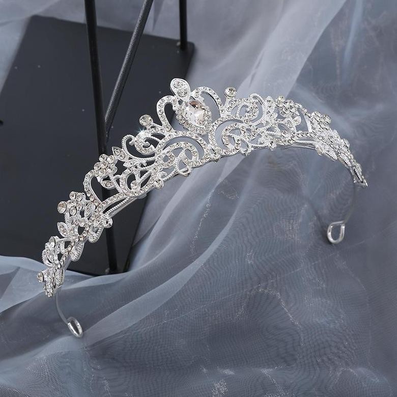 AdB Mahkota Luna Aksesoris Rambut Pesta Pengantin Hijab Bride Wedding Pesta Ulangtahun Sister