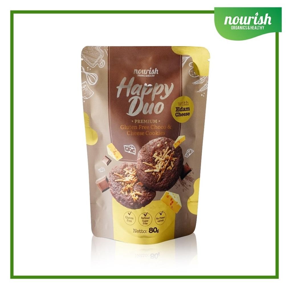 

PJ Happy Duo - Gluten Free Choco Cheese Cookies with Edam Cheese 80gr