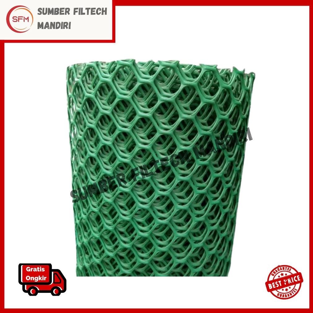 KAWAT MESH GRILL FULL PLASTIK (HIJAU)