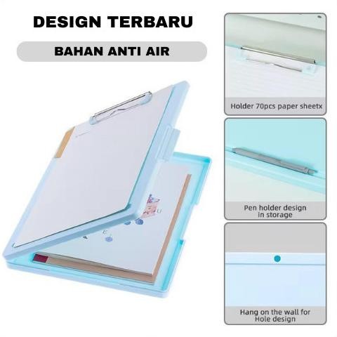 

BOS Clipboard Arsip Dokumen 2 In 1/Papan Jalan/Document Keeper/Map Dokumen