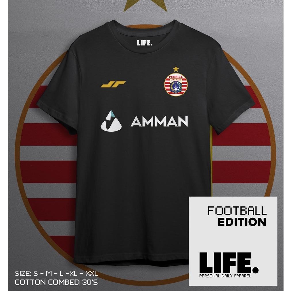 Ready Kaos Persija Jakarta Model Jersey Special Edition Bahan Katun Combed Unisex Dan Bisa Custom - 