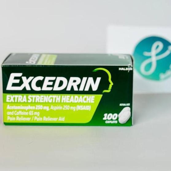 Terlaris Excedrin Extra Strength Pain Reliever, 100 Caplets SALE