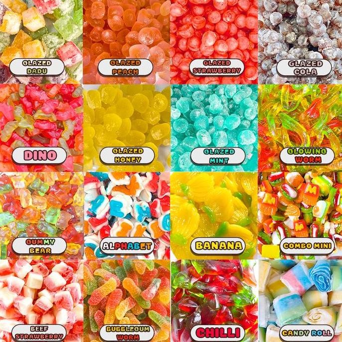 

[Halal] Gummy Jelly Permen Yupi 400Gr + 100Gr + Toples Candy Permen Viral Tiktok Asem Food Monday Permen Halal Apple Permen Jelly Jeruk Kuning Snacks Sweet Candy