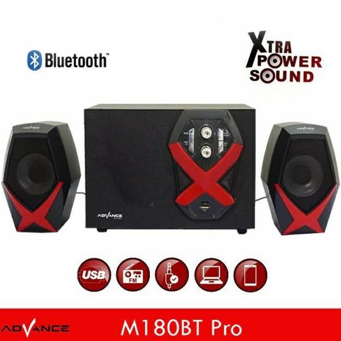 Speaker Advance Bluetooth M180 Bt Pro / M 180 Bt Pro New Stok