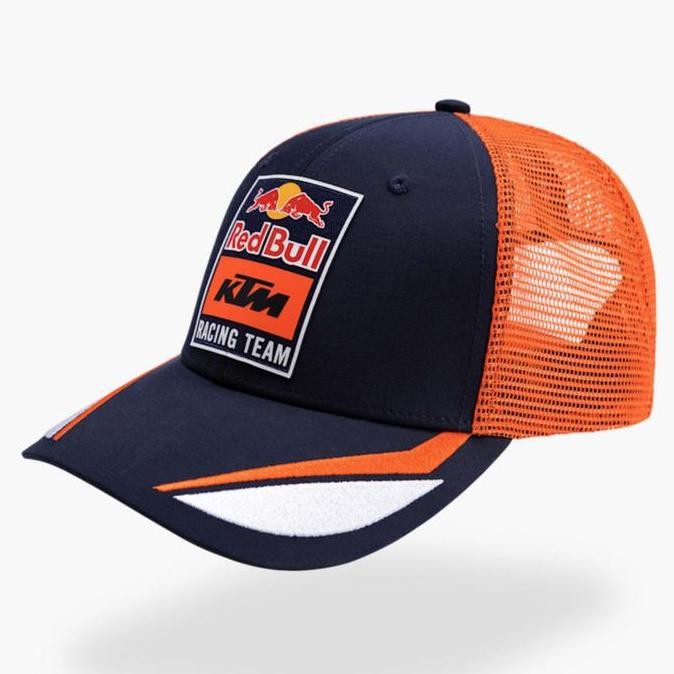 Red Bull KTM MotoGP Turbo Trucker Cap. Topi Unisex