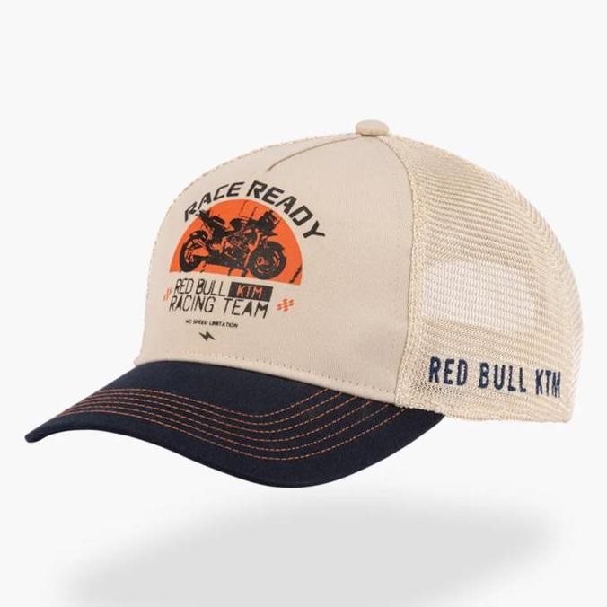 Red Bull KTM MotoGP Cruise Trucker Cap. Topi Unisex
