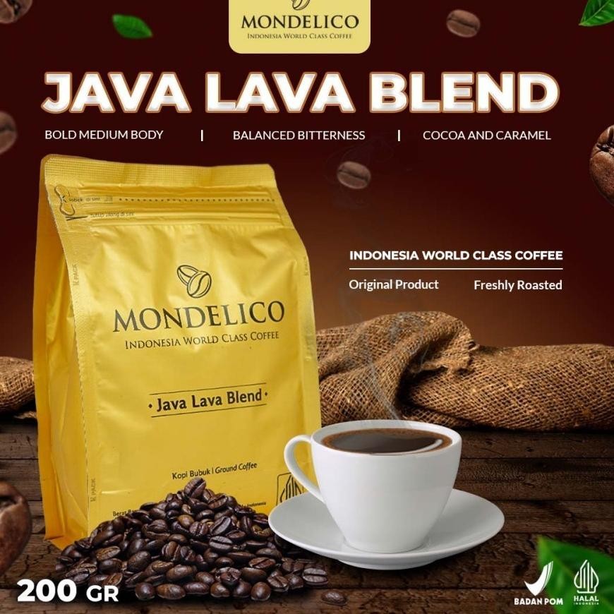 

Paling dicari Mondelico Coffee Powder Java Lava House Blend