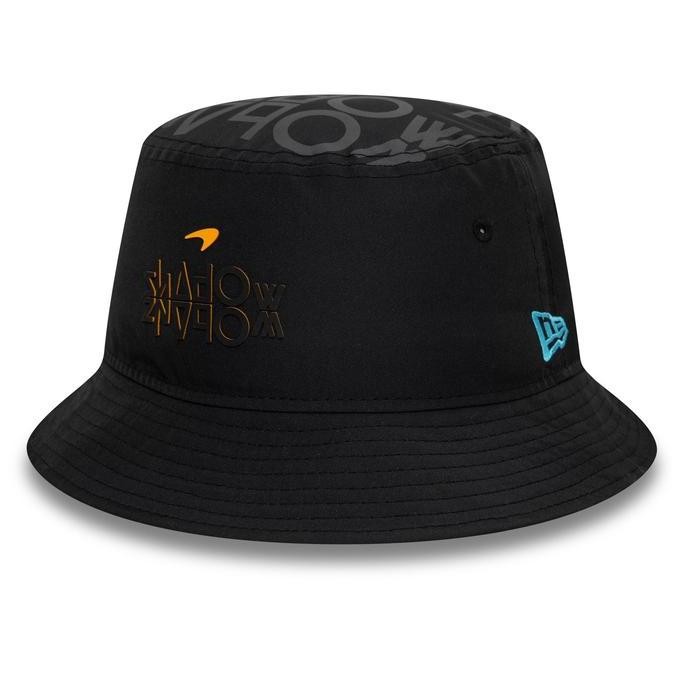 McLaren Racing F1 Shadow Esports 2024 Shadow Black Bucket Hat. Topi Unisex Pria Wanita Formula 1
