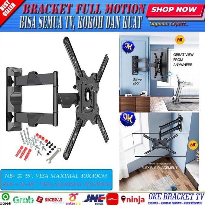 Bracket Tv Led Lg Samsung Sony Panasonic 32 40 43 50 55 Inch