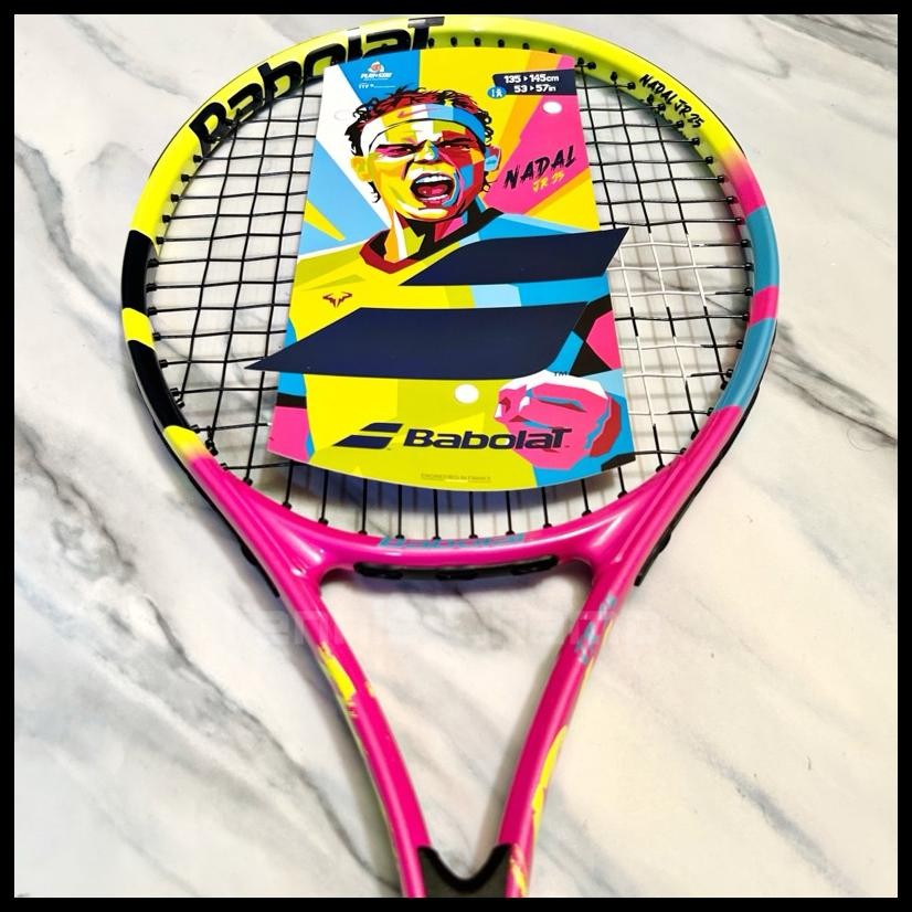 RAKET TENIS BABOLAT NADAL JUNIOR 21 23 25 26/TENNIS RACKET BABOLAT ANAK ORIGINAL