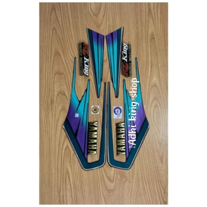 ORIGINAL PAKET KOMPLIT STIKER STRIPING RX KING 1995 KOMPLIT EMBLEM TANGKI DAN EMBLEM RX KING ke-72