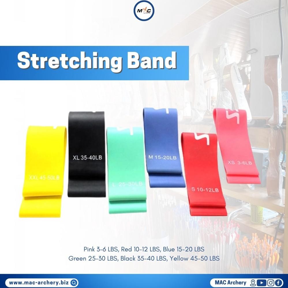 stretching band - aksess panahan - panah