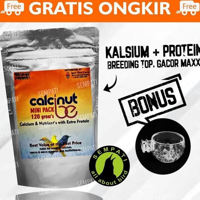 CALCINUT CALCI NUT BE CALCINUT KALSIUM MULTIVITAMIN PAKAN GECKO REPTIL
