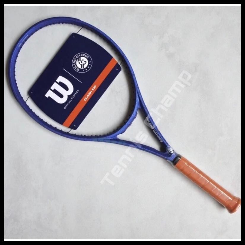 RAKET TENIS WILSON CLASH RG/TENNIS RACKET WILSON CLASH ROLAND GARROS BLUE