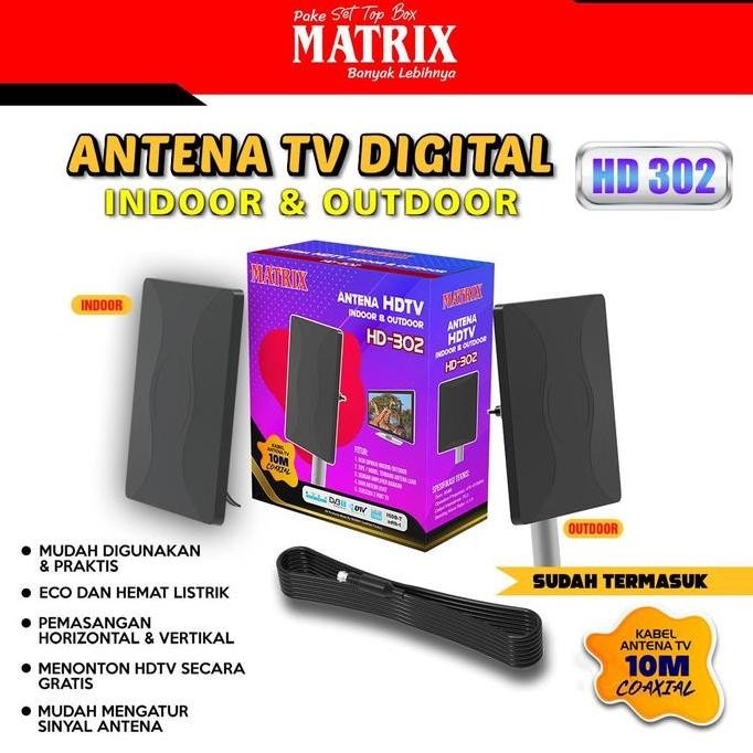 ANTENA TV DIGITAL HD 302 | ANTENA TV DIGITAL INDOOR & OUTDOOR