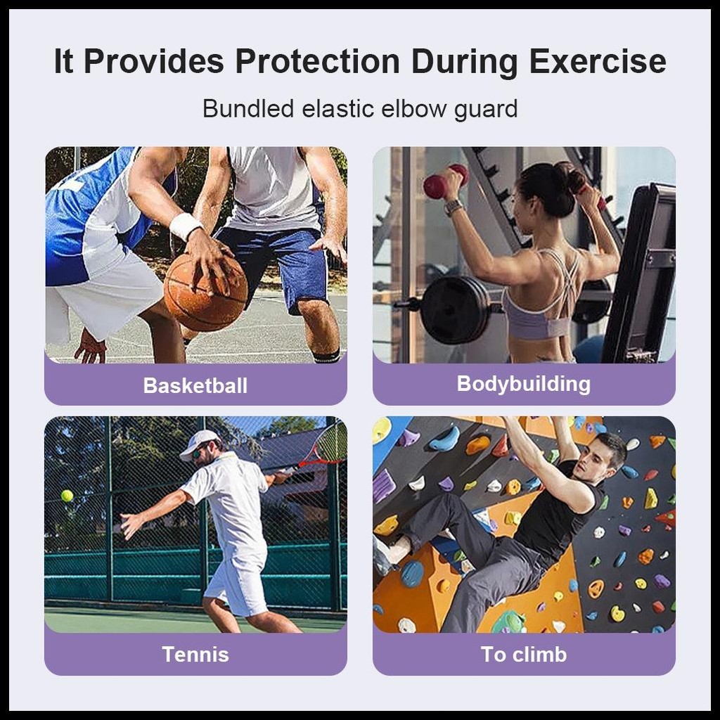 DEKER TANGAN VOLI TEBAL PRIA WANITA LP BREATHABLE ELBOW SUPPORT BADMINTON TENNIS GYM PELINDUNG SIKU