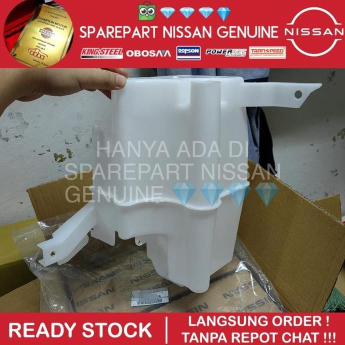 Terbaru (1) Tabung Air Wiper Xtrail T31 Tank Washer Tanpa Motor OEM NISSAN JP PNP champn11 dijamin