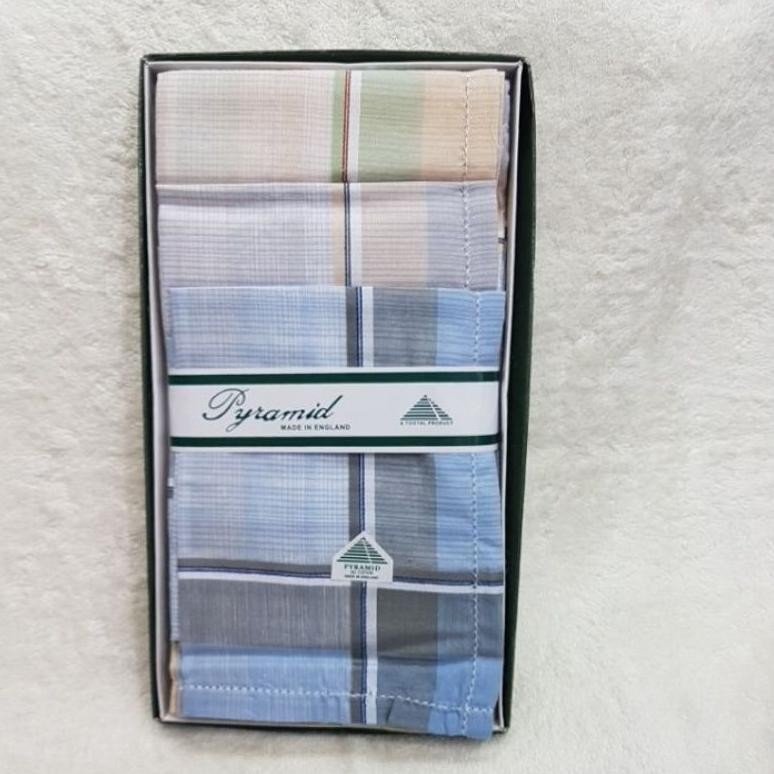 6 pc Saputangan pria merk  Pyramid AST