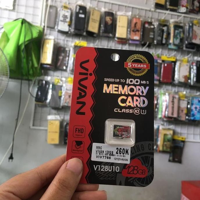 Memori Mmc Vivan Microsd Class 10 Tf Card (16Gb/32Gb/64Gb/128Gb) - V8 New Stok