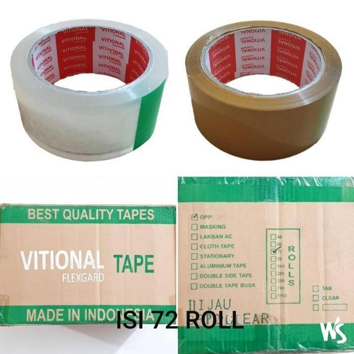 

Promo Vf Hj Lakban 45Mm X 70Y 72 Roll (1 Dos) / Isolasi / Solasi
