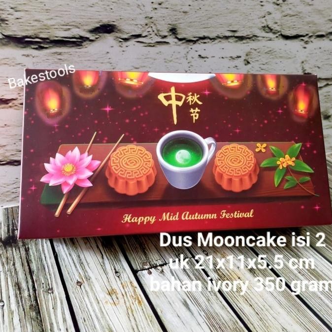 (Expert) Dus Mooncake/Box Mooncake/Kotak Mooncake Untuk 2 Mooncake