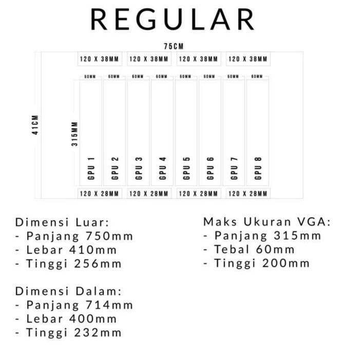 ready Paket MINING BTC-S37 Untuk 8 GPU/VGA Tinggal Colok VGA RTX