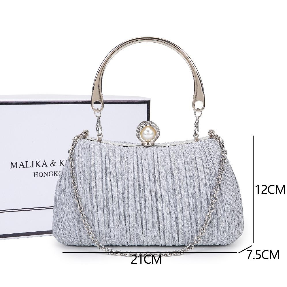 Malika Kimura - Clutch Wanita Pesta Tas Kondangan Wanita Elegan Tas Undangan Wanita Pesta Tas Rantai