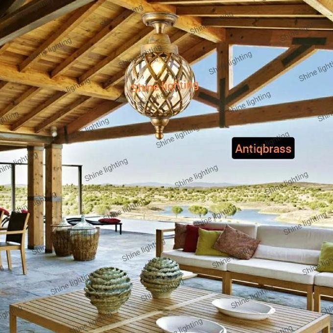 Promo Lampu Plafon Klasik Outdoor Waterproof Teras Tipe 11210 S