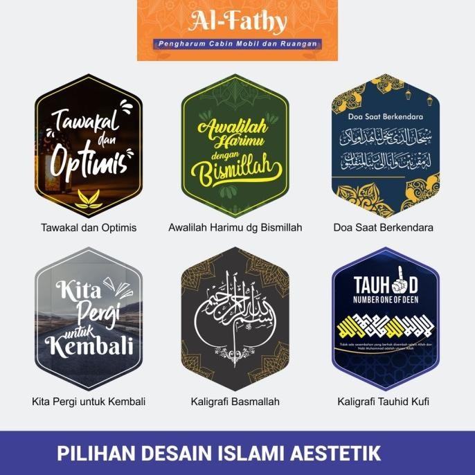 [Expert] Parfum Mobil Aroma Premium Pewangi Dan Pengharum Desain Islami