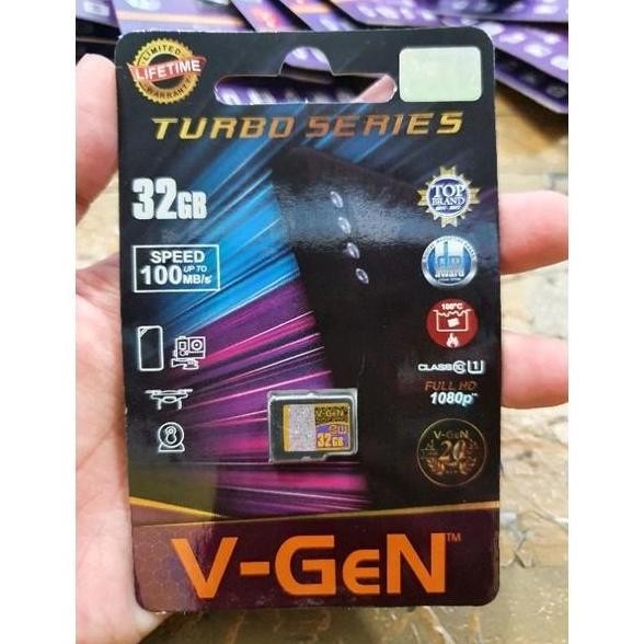 Micro Sd 32Gb Class 10 Vgen / Memory Card 32Gb Turbo Series V-Gen / Mmc 32Gb Class 10 Turbo Series V