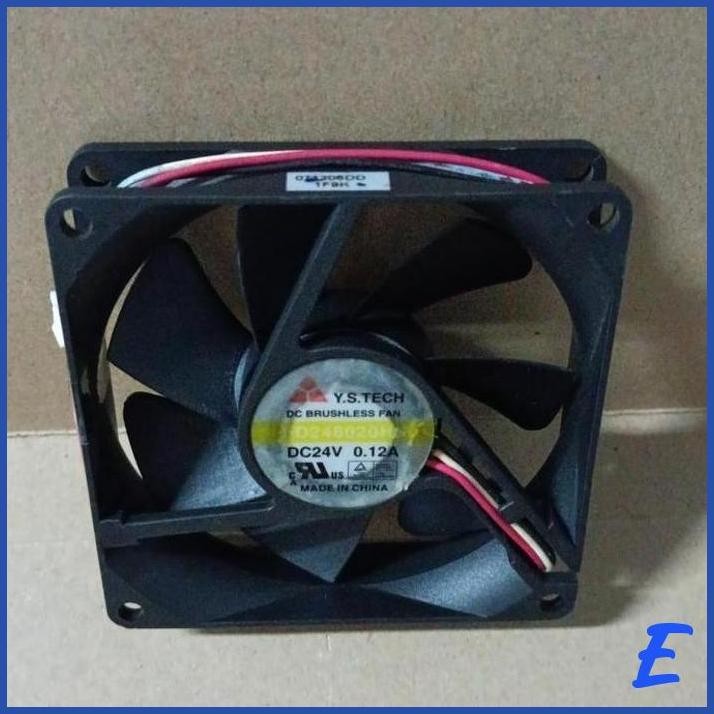 | BHG | 9274 FAN KIPAS Y.S TECH 8X8 8CM 8 CM DC24V DC 24V 24VDC 3 PIN KABEL 3PIN 3KABEL