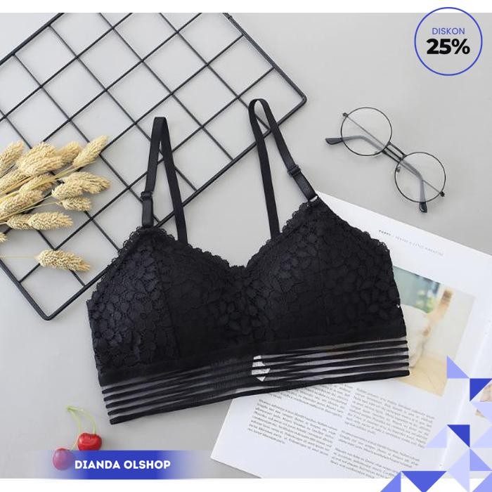 BRA FITNESS SPORTS BRA SEXY BIKINI LINGERIE LACE BRA OLAHRAGA B058 - PUTIH, FREE PALING DICARI