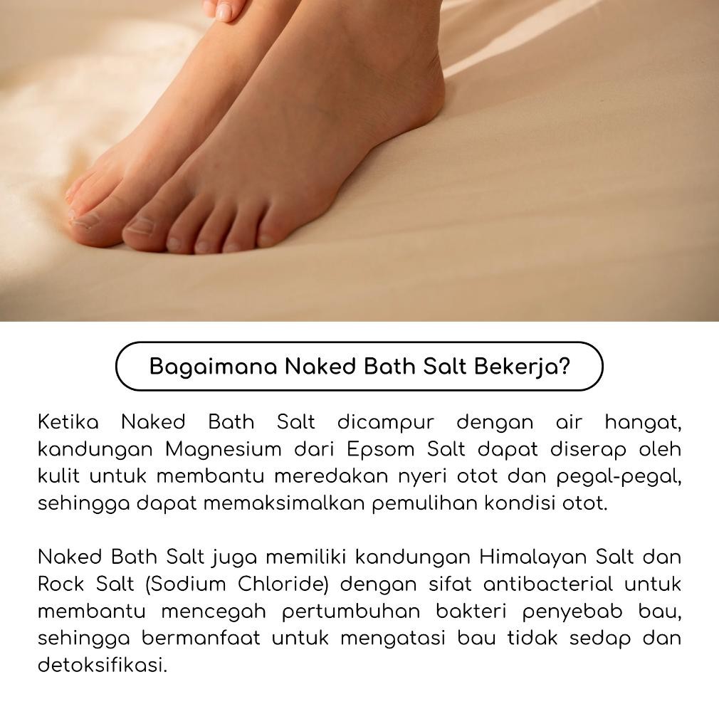 Naked Bath Salt: Sleepy Lavender | Bath Salt | Garam Mandi Best