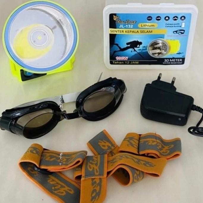 Jinlong Senter Kepala Selam 100 Watt Jl 132