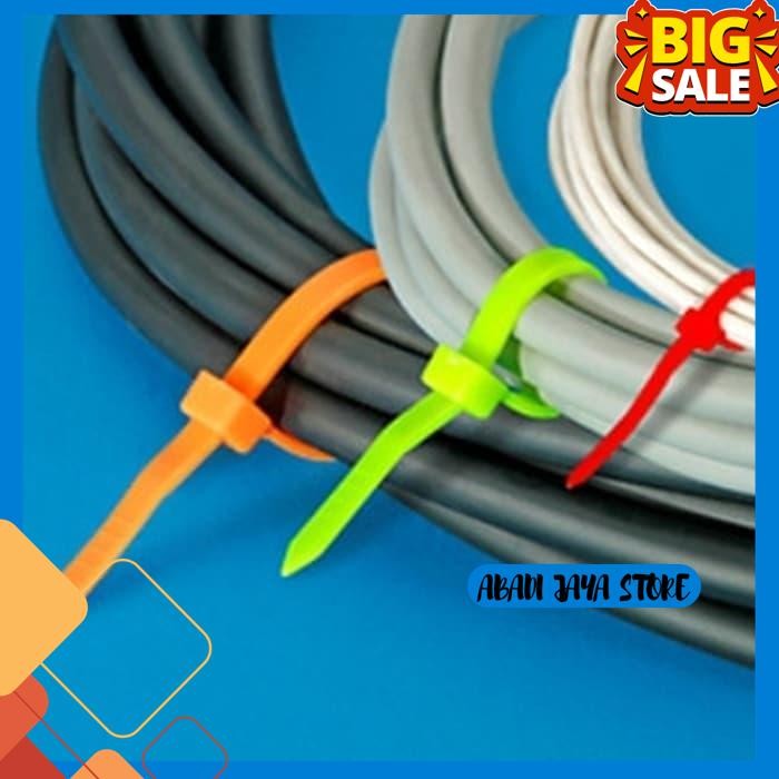 

KABEL TIES CABLE TIES KABEL TIS TIE BESAR KLIP 2.8X300MM ISI 100PCS BEST PRODUK