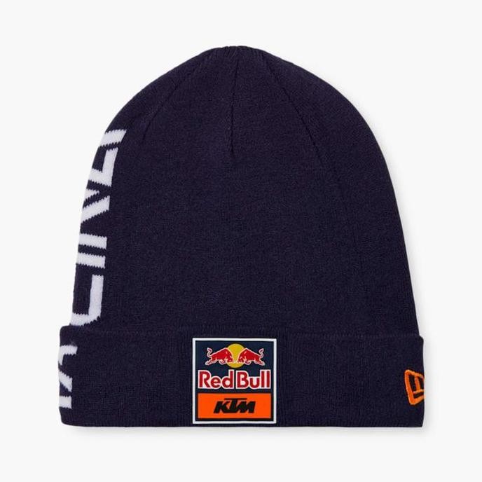 Red Bull KTM MotoGP 2024 New Era Team Beanie. Topi Kupluk Unisex