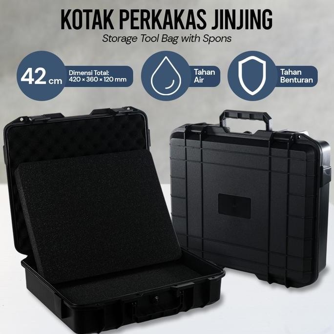 

Terlaris Boussac Kotak Perkakas Jinjing Storage Tool Bag With Spons 42 Cm - Pp3